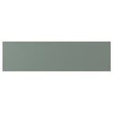 NICKEBO Drawer front, matt grey-green, 91x25 cm