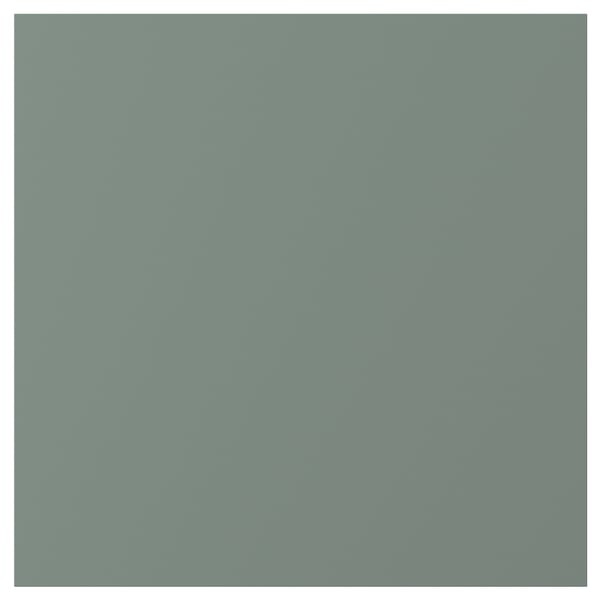 NICKEBO Drawer front, matt grey-green, 38x38 cm