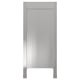 Option: NOGSTA Cover panel with legs, stainless steel, 39x88 cm