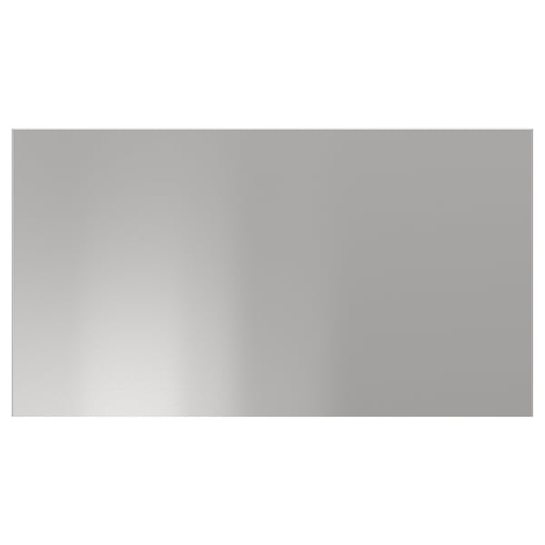 NOGSTA Drawer front, stainless steel, 46x25 cm