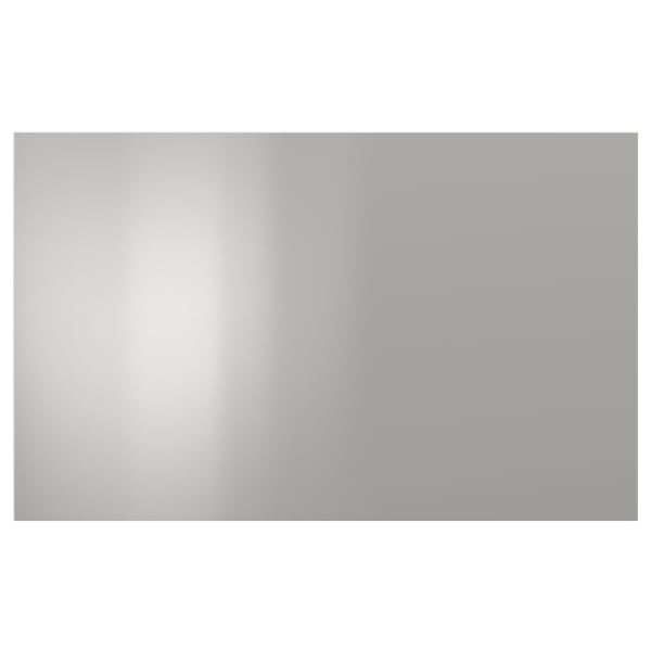 NOGSTA Drawer front, stainless steel, 61x38 cm