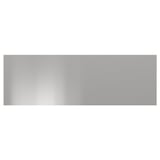 NOGSTA Drawer front, stainless steel, 76x25 cm