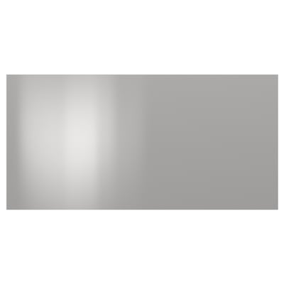 NOGSTA Drawer front, stainless steel, 76x38 cm