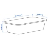 NOJIG Organiser, plastic/beige, 10x20x5 cm