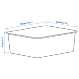 NOJIG Organiser, plastic/beige, 20x25x10 cm