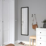 NYPONBUSKE Mirror, black, 40x135 cm