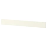 A NYTTIG hob separator in white, made of particleboard and melamine foil, rectangular shape.