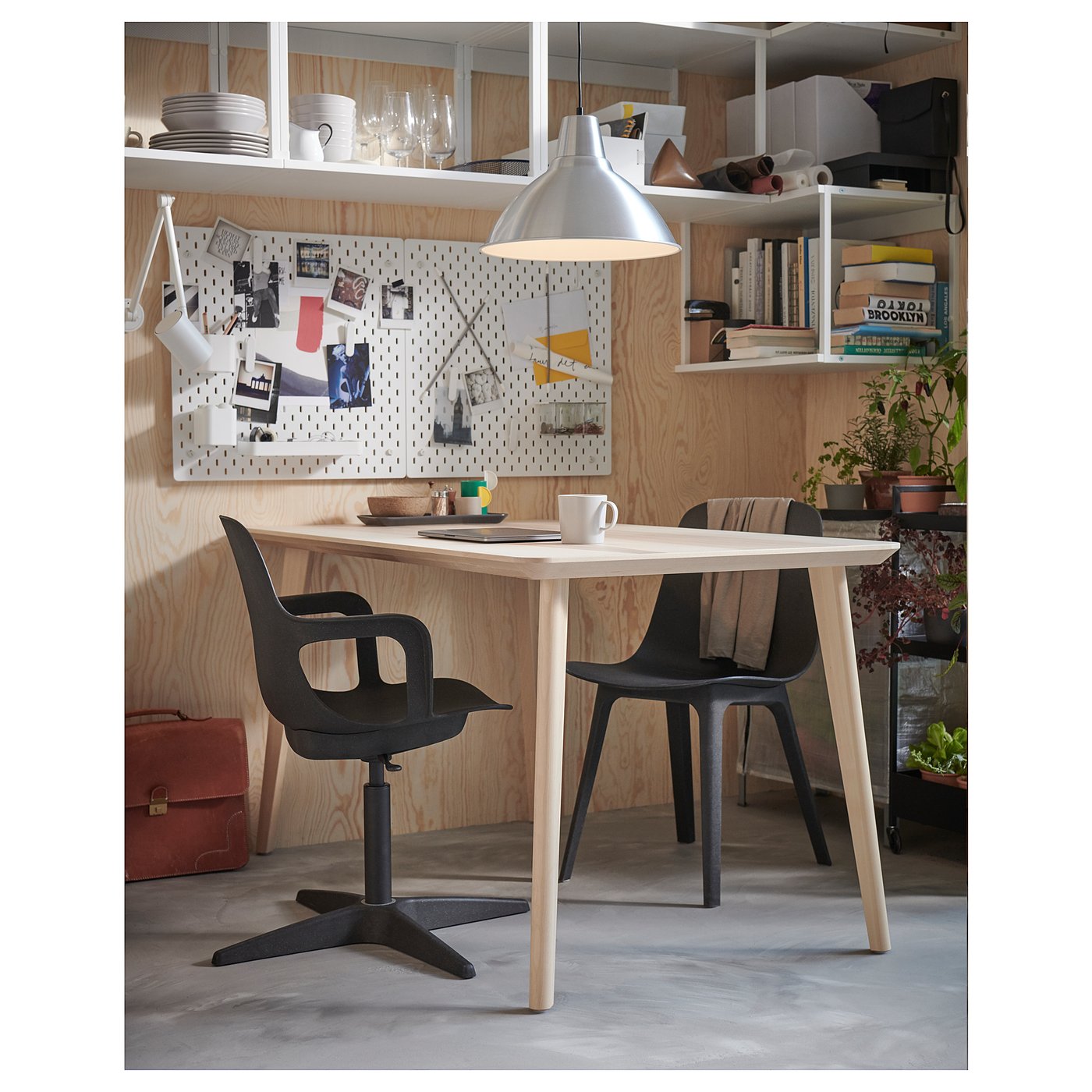 ODGER swivel chair, anthracite - IKEA