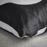 ÖGONLOCKSMAL Cushion cover, black/white, 50x50 cm