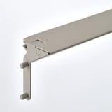 ÖVERSIDAN LED wardrobe lighting strp w sensor, dimmable grey-beige, 18 "