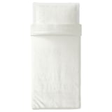 OFELIA VASS Duvet cover and pillowcase(s), white, Twin