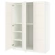 PAX / BERGSBO Wardrobe combination, white/white, 150x60x201 cm