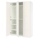 Option: PAX / BERGSBO Wardrobe combination, white/white, 150x60x236 cm
