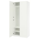 PAX / FORSAND Wardrobe combination, white/white, 100x60x236 cm
