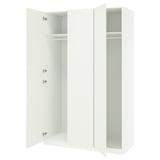 PAX / FORSAND Wardrobe combination, white/white, 150x60x236 cm