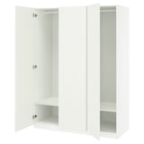 PAX / FORSAND Wardrobe combination, white/white, 150x60x201 cm