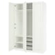 Option: PAX / GULLABERG Wardrobe combination, white/white, 150x60x236 cm