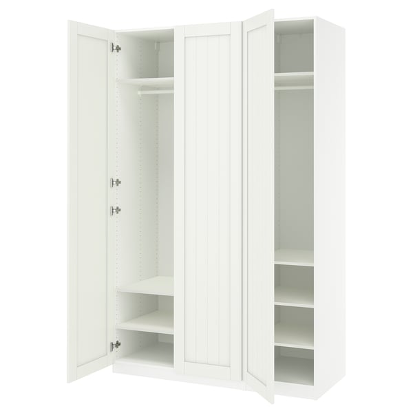 PAX / GULLABERG Wardrobe combination, white/white, 150x60x236 cm