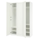 PAX / GULLABERG Wardrobe combination, white/white, 150x60x236 cm