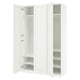 Option: PAX / GULLABERG Wardrobe combination, white/white, 150x60x236 cm