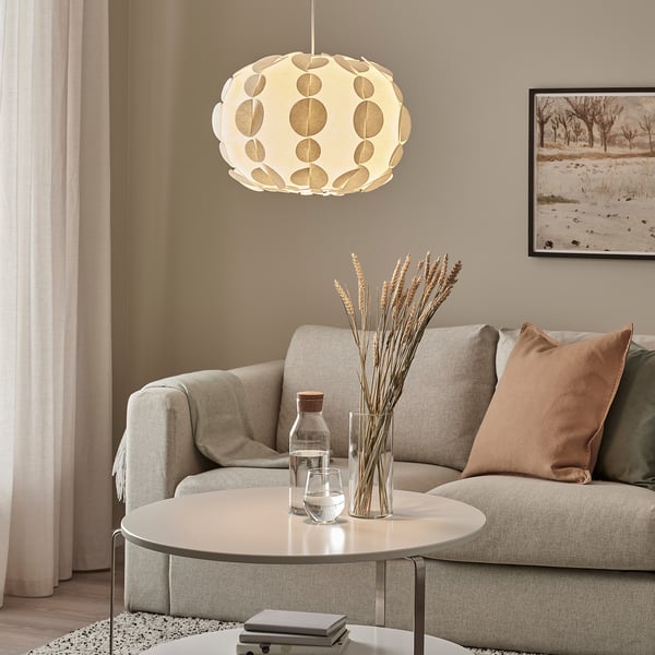 PEKTOLIT Pendant lamp shade, white, 45 cm