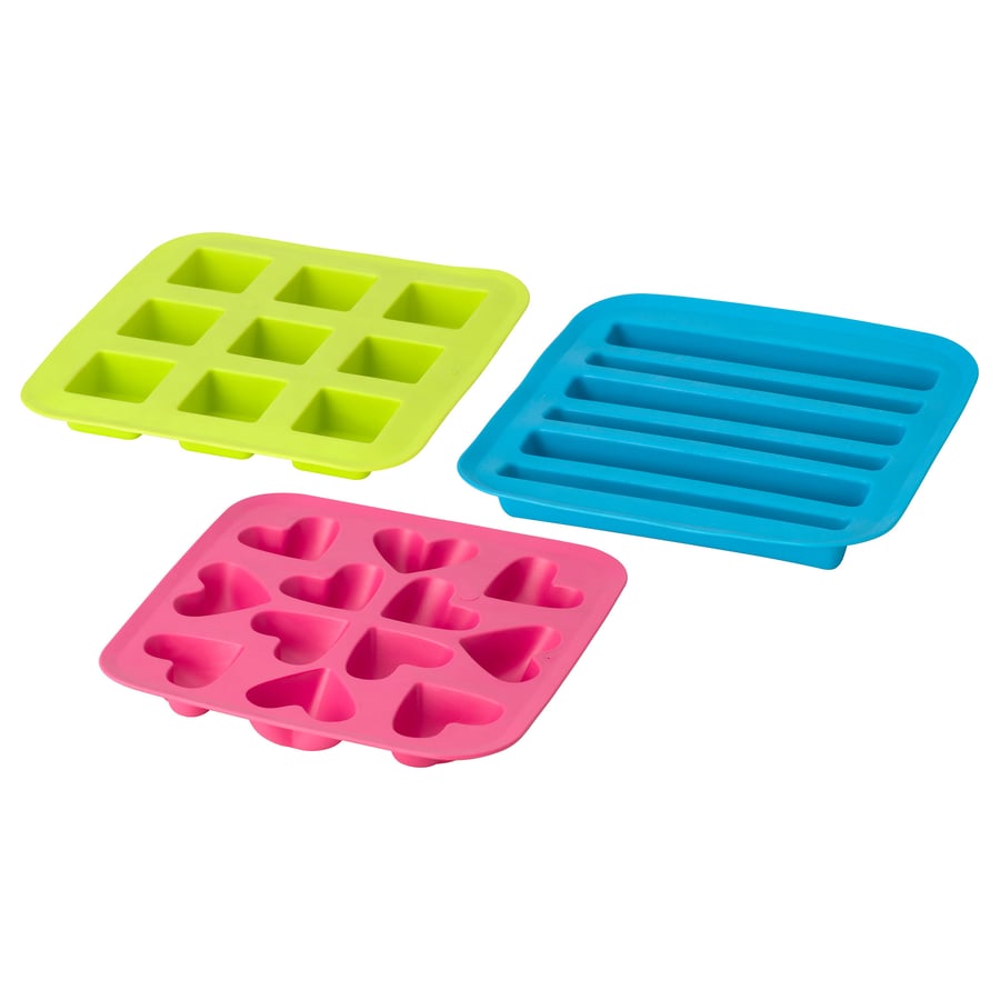 PLASTIS Ice cube tray, assorted colours IKEA