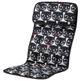 POÄNG Children's armchair cushion, Gisslarp/cat pattern