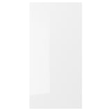 RINGHULT Door, high-gloss white, 38x76 cm