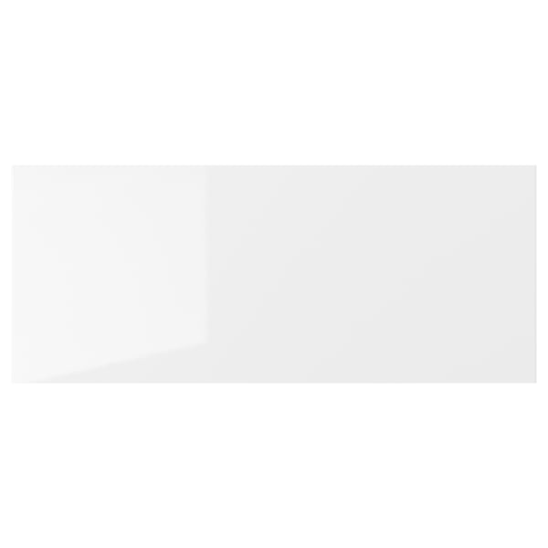 RINGHULT Drawer front, high-gloss white, 61x25 cm