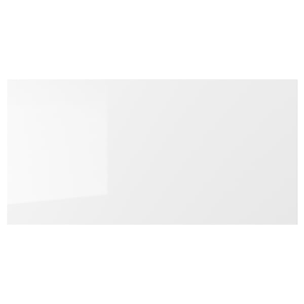 RINGHULT Drawer front, high-gloss white, 76x38 cm