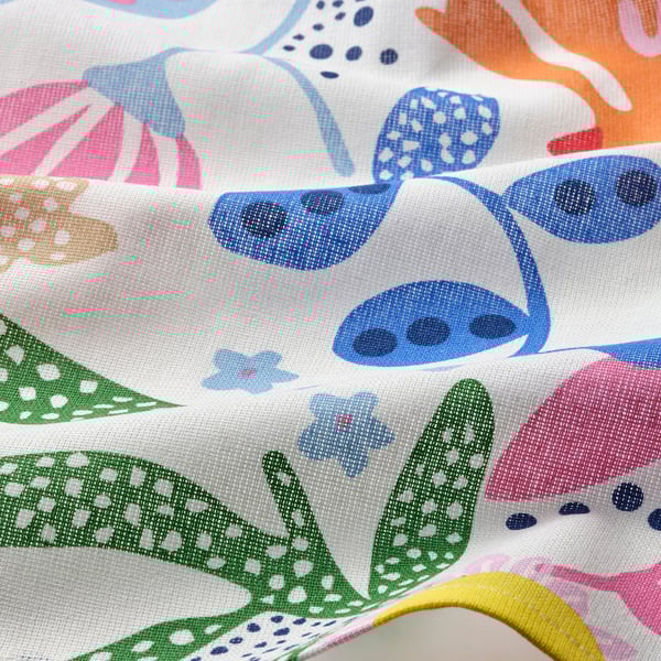 RINNIG Tea towel, multicolour patterned, 45x60 cm