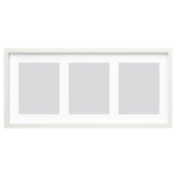 RÖDALM Frame for 3 pictures, white, 76x35 cm