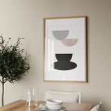 RÖDALM Frame, oak effect, 61x91 cm