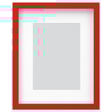 RÖDALM Frame, red, 20x25 cm