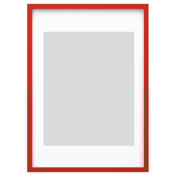 RÖDALM Frame, red, 50x70 cm