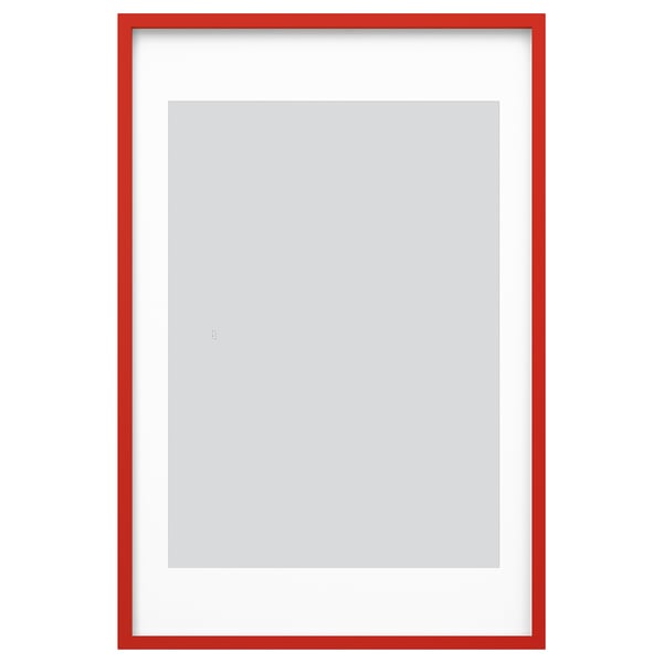 RÖDALM Frame, red, 61x91 cm