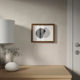 RÖDALM Frame, walnut effect, 20x25 cm