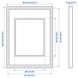 RÖDALM Frame, white, 31x41 cm