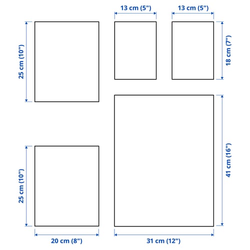 Illustration with measurements for the product: RÖDALM.