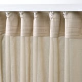 ROSENROBINIA Sheer curtains, 1 pair, beige/with heading tape, 145x250 cm