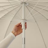 SAMSÖ Parasol, tilting/beige, 200 cm
