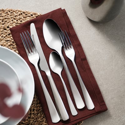 SEDLIG 20-piece cutlery set, stainless steel