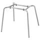 SEFAST chrome steel chair frame, stable & stackable.