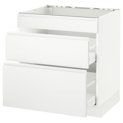 SEKTION Base cab f hob/3 fronts/2 drawers