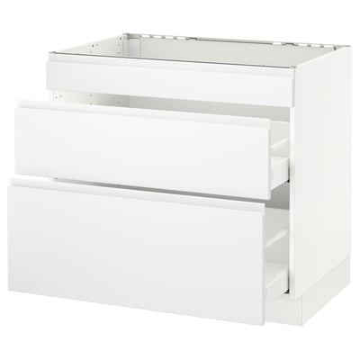 SEKTION Base cab f hob/3 fronts/2 drawers