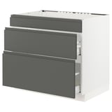 SEKTION Base cab f hob/3 fronts/2 drawers