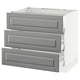 SEKTION Base cab f hob/3 fronts/3 drawers