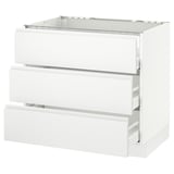 SEKTION Base cab f hob/3 fronts/3 drawers