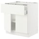 SEKTION Base cab f hob/drawer/shelves/2 drs