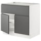 SEKTION Base cab f hob/int extr w 2 doors
